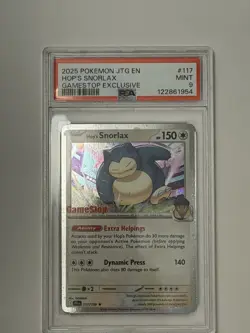 Hop's Snorlax 117/159 Gamestop Promo Journey Together PSA Graded 9 Pokemon - Image 1