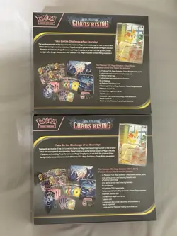 Pokemon TCG Chaos Rising Pokemon Center ETB Lot of 2 Elite Trainer Box New - Image 2