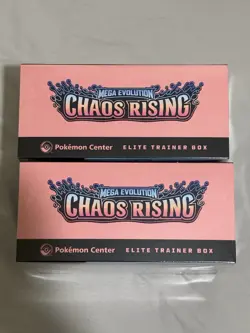 Pokemon TCG Chaos Rising Pokemon Center ETB Lot of 2 Elite Trainer Box New - Image 5
