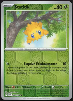 Carte Pokemon Statitik 001/064 Reverse Fable Nebuleuse Francais - Image 1