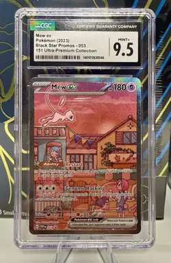 Pokemon TCG Mew EX 053 Black Star Promo Cgc 9.5 - Image 1