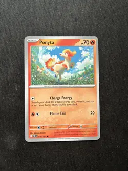 Pokemon - Ponyta - 026/162 - Temporal Forces - Complete Your Collection - NM - Image 1
