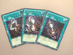 yugioh 3X Intercept Wave TSHD-EN050 Ultimate Rare 1st Edition near mint play set - Image 1