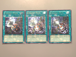 yugioh 3X Intercept Wave TSHD-EN050 Ultimate Rare 1st Edition near mint play set - Image 3