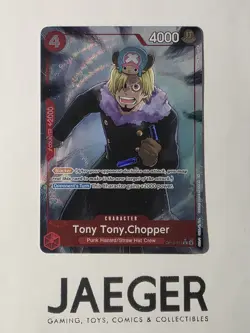 One Piece TCG OP10-011 PRB02 Alt Art Tony Tony Chopper English - Image 1