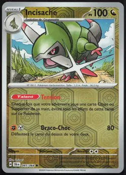 Pokemon Card Incisache 045/064 Reverse Fable French Nebula - Image 1