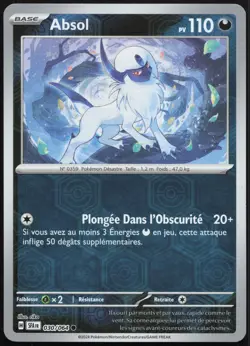 Carte Pokemon Absol 030/064 Reverse Fable Nebuleuse Francais - Image 1