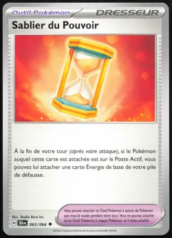 Carte Pokemon Sablier du Pouvoir 063/064 Fable Nebuleuse Francais - Image 1