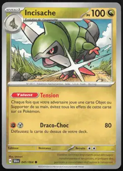 Carte Pokemon Incisache 045/064 Fable Nebuleuse Francais - Image 1