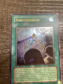 Yugioh Power Bond CRV-EN037 1st Edition Ultimate Rare Yu-Gi-Oh LP GERMAN - Image 1