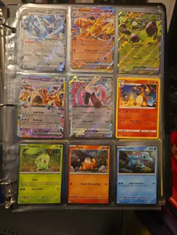 Pokemon TCG Binder Collection Lot over 50 cards Modern Hits Vintage cards Lot - Image 2