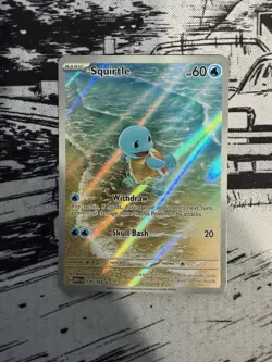 Pokemon Squirtle Holo Card TCG SV Scarlet & Violet 151 Series 170/165 - Image 2
