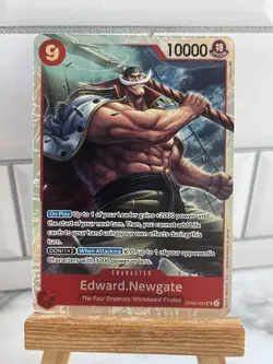 One Piece Card Game Edward.Newgate OP02-004 SR Paramount War English - NM - Image 1