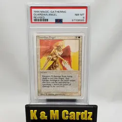MTG - Revised - Guardian Angel - Graded - PSA 8 - Vintage - Image 1