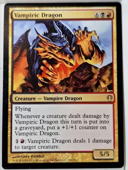 Vampiric Dragon - Archenemy - Magic the Gathering MTG Nice! - Image 1