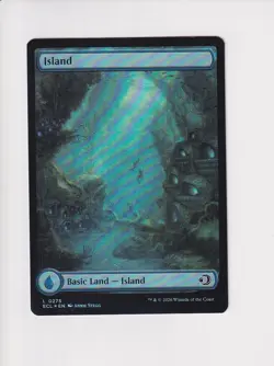 MAGIC THE GATHERING MTG LORWYN ECLIPSED FOIL ISLAND 275 - Image 1