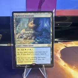 Magic: The Gathering Hallowed Fountain ECL 0265 Rare Regular White Blue English - Image 1