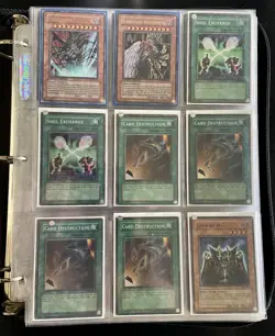 Yugioh 92 Foil/700 Card Vintage Binder Lot Blue-Eyes White Dragon Konami 2002 - Image 4