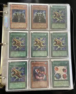 Yugioh 92 Foil/700 Card Vintage Binder Lot Blue-Eyes White Dragon Konami 2002 - Image 5
