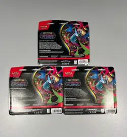 Pokemon Cards TCG Phantasmal Flames Triple Blister Pack x3 – Sealed NEW - Image 2