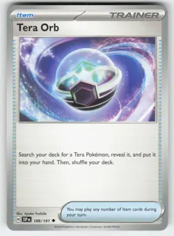 Tera Orb 189/191 Uncommon Surging Sparks Pokemon Near Mint - Image 1