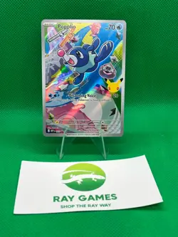 Pokemon TCG Pokemon Popplio 045 Black Star Promo First Partner Collection NM - Image 1