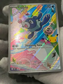 Pokemon TCG Pokemon Popplio 045 Black Star Promo First Partner Collection NM - Image 4