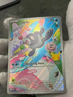 Pokemon TCG Pokemon Popplio 045 Black Star Promo First Partner Collection NM - Image 5