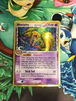 2006 EX Dragon Frontiers Holo Rare Ninetales Psychic 8/101 Heavy Play - Image 1