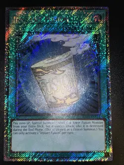 Yugioh Instant Fusion RA03-EN171 Platinum Secret Rare 1st Ed NM - Image 1