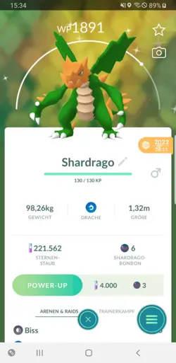 Pokemon Go Shiny Shardrago - Schillernd - Pokemon Go Shiny Druddigon - Image 1