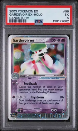 Pokemon Gardevoir ex 96/100 PSA 5 EX Sandstorm Holo Vintage Rare! - Image 1