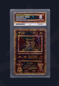 Ancient Mew Cosmos Holo Pokemon Movie 2000 Promo ACE 8 - Image 1