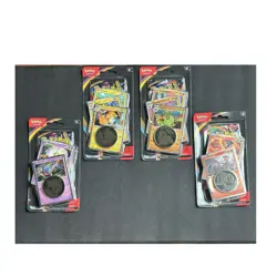 Pokemon TCG: Mega Evolution Chaos Rising Premium Checklane Blister Lot Of 4 - Image 1