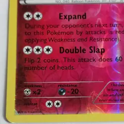 Wigglytuff 66/124 Pokemon Fates Collide Reverse Holo Uncommon - Image 2