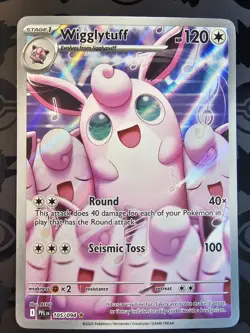 Wigglytuff 105/094 Illustration Rare Phantasmal Flames Pokemon Near Mint - Image 1