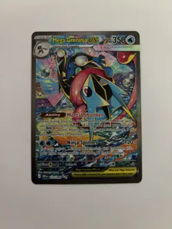 MEGA GRENINJA EX 116/086 SPECIAL ILLUSTRATION RARE CHAOS RISING POKEMON NM/M - Image 1
