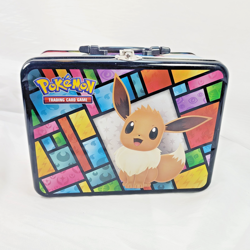 Pokemon 2021 Eevee lunchbox tin Collectors Chest EMPTY - see pictures - Image 1
