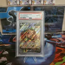 Pokemon TCG Leafeon V Full Art Holo PSA 10 Evolving Skies 167/203 - Image 1