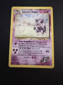 Pokemon TCG, Sabrina's Gengar Holo Rare, Gym Heroes 14/132 - LP - Image 1