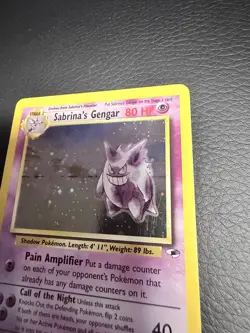 Pokemon TCG, Sabrina's Gengar Holo Rare, Gym Heroes 14/132 - LP - Image 4