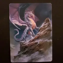 Ancient Silver Dragon Art Card (6/81) - Art Series: Commander Legends - Image 1