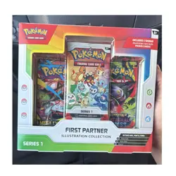 Pokemon TCG First Partner Illustration Collection Series 1 Promo Box - Image 1