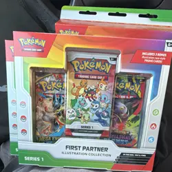 Pokemon TCG First Partner Illustration Collection Series 1 Promo Box - Image 3