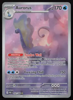 Aurorus 092/088 Holo Illustration Rare Perfect Order Pokemon English NM - Image 1