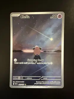 Cleffa 202/197 Illustration Rare Obsidian Flames Holo Pokemon - Image 1