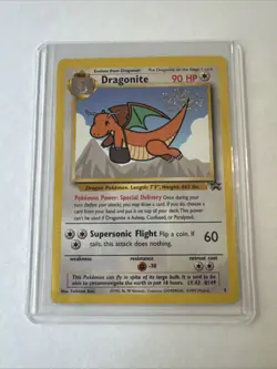 2000 Pokemon Dragonite Black Star Movie Promo 05/53 Wotc Trading Card Game TCG - Image 3