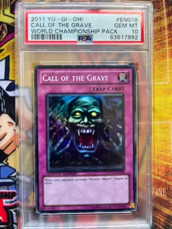 2011 Yu-Gi-Oh! World Championship Pack EN018 Call of the Grave PSA 10 GEM MINT - Image 1