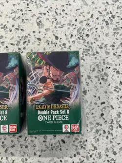 One Piece Legacy Of The Master Booster Pack Double Set Lot 2x New Sealed Bandai - Image 3