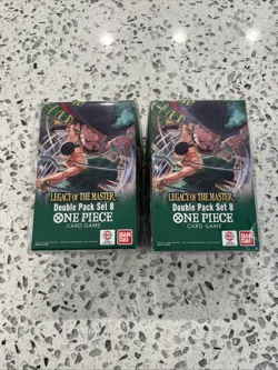 One Piece Legacy Of The Master Booster Pack Double Set Lot 2x New Sealed Bandai - Image 4